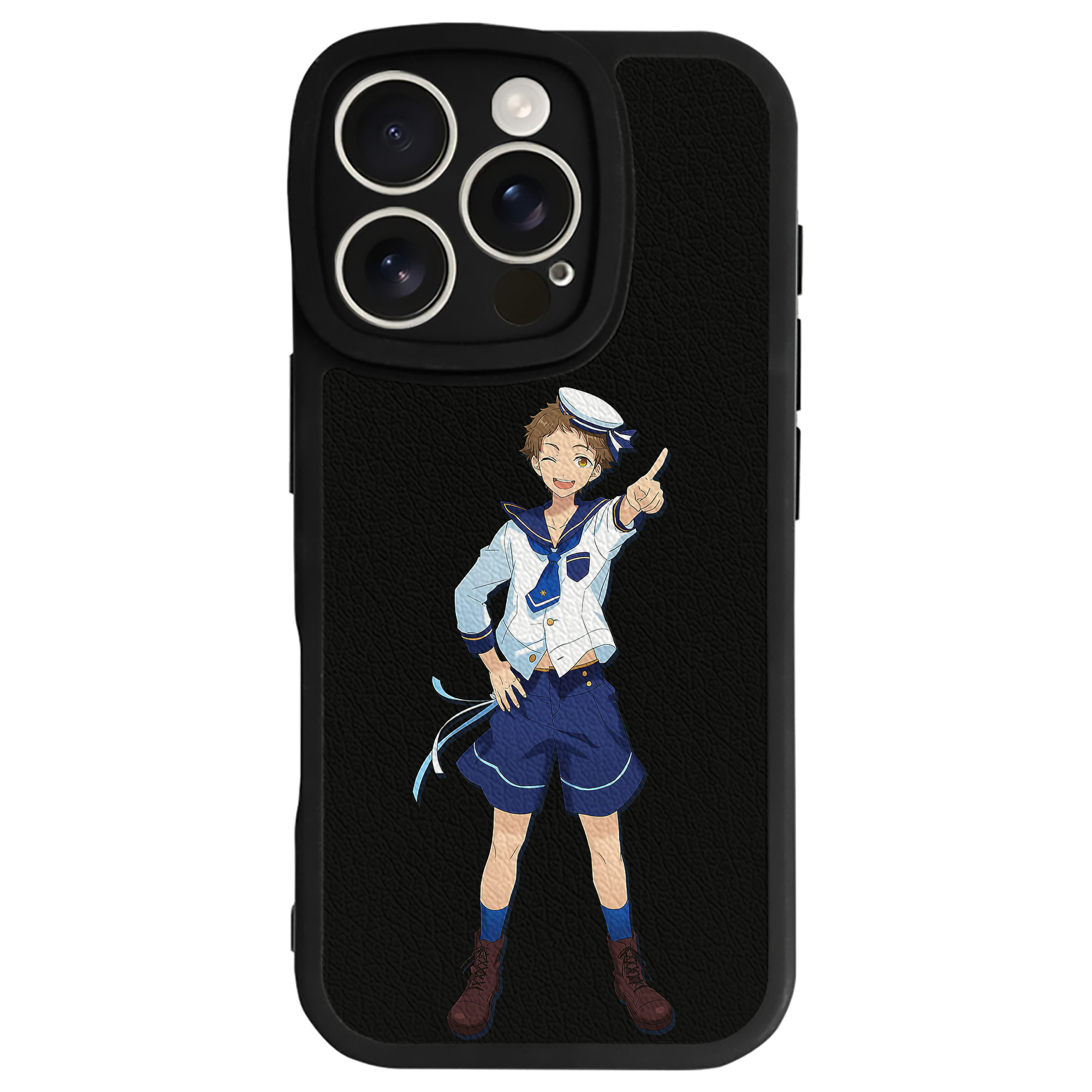 （画像用） あんさんぶるスターズ! Ensemble Stars 【iPhone 16シリーズ対応】シリコンスマホケース（レザー調） 材質：シリコン